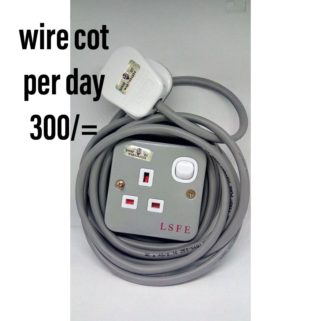 Wire Cot (Extension Lead)